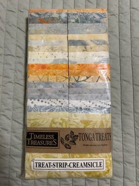 Treat-Strip “Creamsicle” Batik Fabric Strips